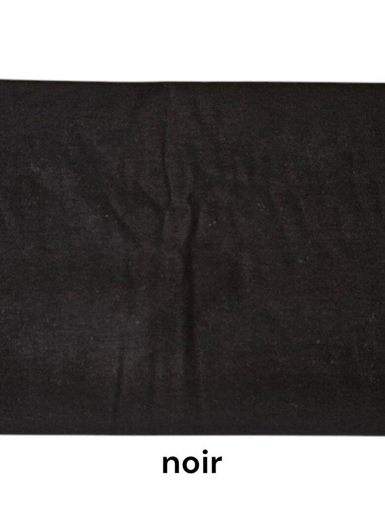 Lot de 6 essuie-tout lavables noirs